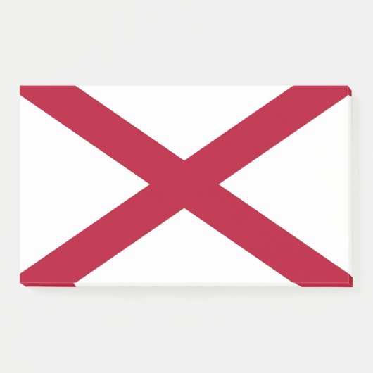 Post-it Notes avec le drapeau de l'Alabama, USA (Devant)