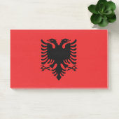 Post-it® Notes avec le drapeau de l'Albanie (Bureau)