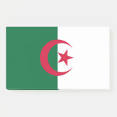 Post-it® Notes avec le drapeau de l'Algérie (Devant)