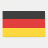 Post-it® Notes avec le drapeau de l'Allemagne (Devant)