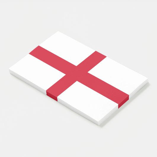 Post-it® Notes avec le drapeau de l'Angleterre, Royaume-Uni (Incliné)