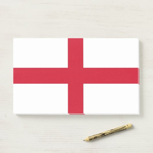 Post-it® Notes avec le drapeau de l'Angleterre, Royaume-Uni (Sur un bureau)