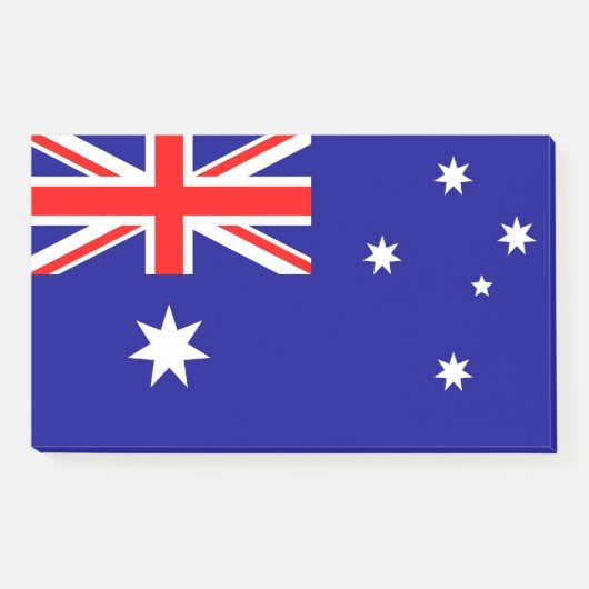 Post-it® Notes avec le drapeau de l'Australie (Devant)