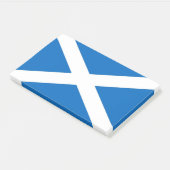 Post-it® Notes avec le drapeau de l'Écosse, Royaume-Uni (Incliné)