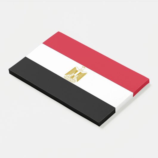 Post-it® Notes avec le drapeau de l'Égypte (Incliné)