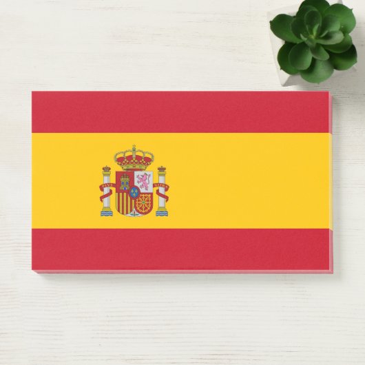 Post-it® Notes avec le drapeau de l'Espagne (Bureau)