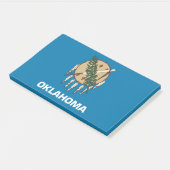 Post-it® Notes avec le drapeau de l'État d'Oklahoma, États- (Incliné)