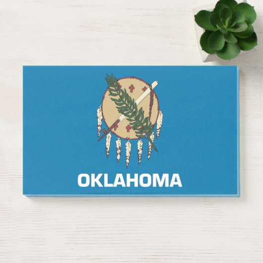 Post-it® Notes avec le drapeau de l'État d'Oklahoma, États- (Bureau)