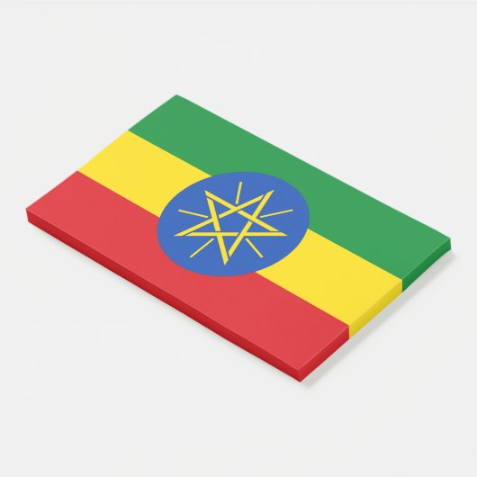 Post-it® Notes avec le drapeau de l'Éthiopie (Incliné)