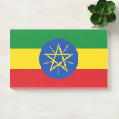 Post-it® Notes avec le drapeau de l'Éthiopie (Bureau)