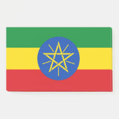 Post-it® Notes avec le drapeau de l'Éthiopie (Devant)