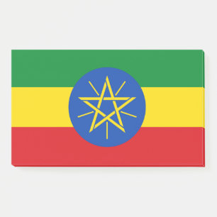 Post-it® Notes avec le drapeau de l'Éthiopie