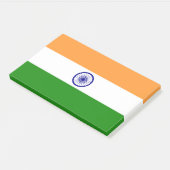 Post-it® Notes avec le drapeau de l'Inde (Incliné)