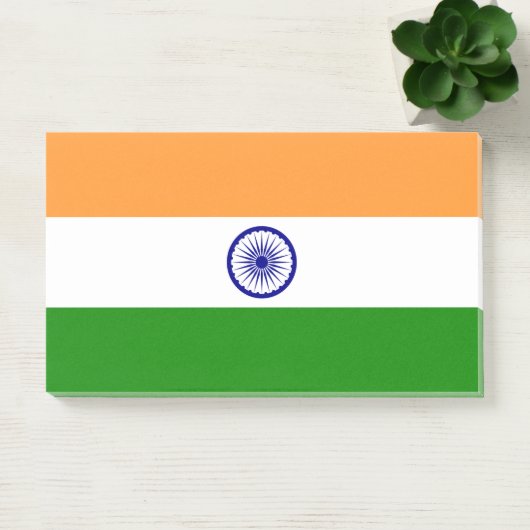 Post-it® Notes avec le drapeau de l'Inde (Bureau)