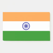 Post-it® Notes avec le drapeau de l'Inde (Devant)
