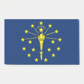 Post-it® Notes avec le drapeau de l'Indiana, USA (Devant)