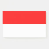 Post-it® Notes avec le drapeau de l'Indonésie (Devant)