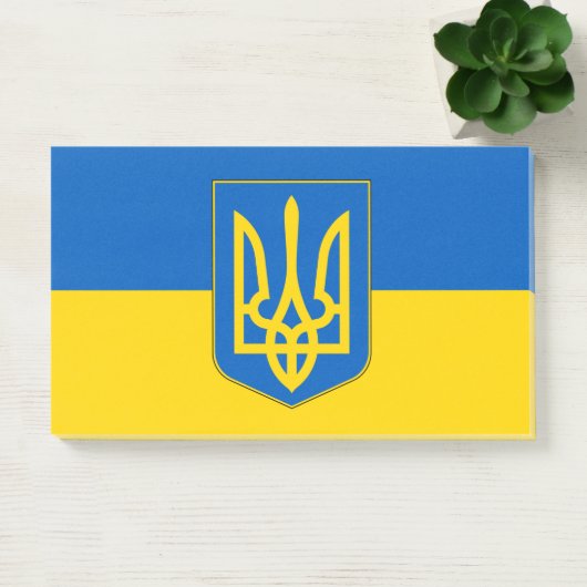 Post-it® Notes avec le drapeau de l'Ukraine (Bureau)
