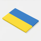 Post-it® Notes avec le drapeau de l'Ukraine (Incliné)
