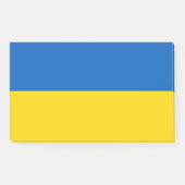 Post-it® Notes avec le drapeau de l'Ukraine (Devant)