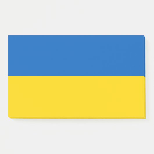 Post-it® Notes avec le drapeau de l'Ukraine (Devant)