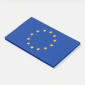 Post-it® Notes avec le drapeau de l'Union européenne (Incliné)