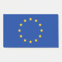 Notes avec le drapeau de l'Union européenne