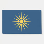 Post-it® Notes avec le drapeau de Macédoine, Grèce (Devant)