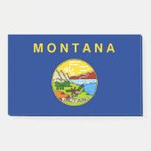Post-it® Notes avec le drapeau de Montana, USA (Devant)