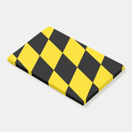 Post-it® Notes avec le drapeau de Munich (Incliné)