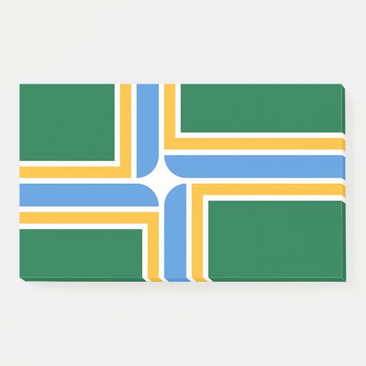 Post-it® Notes avec le drapeau de Portland City, USA (Devant)