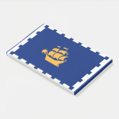 Post-it® Notes avec le drapeau de Québec, Canada (Incliné)