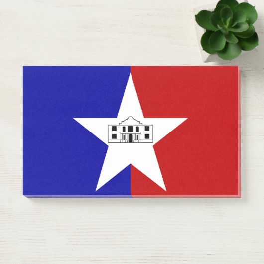 Post-it® Notes avec le drapeau de San Antonio, USA (Bureau)