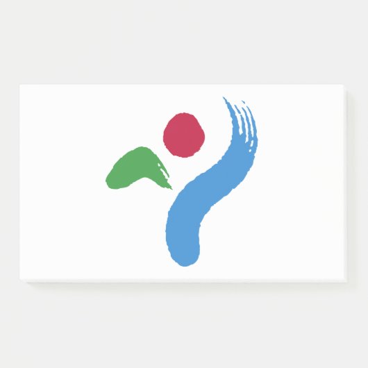 Post-it® Notes avec le drapeau de Séoul, Corée du Sud (Devant)