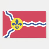 Post-it® Notes avec le drapeau de St. Louis, Missouri (Devant)