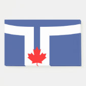 Post-it® Notes avec le drapeau de Toronto, Canada (Devant)