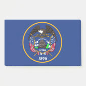 Post-it® Notes avec le drapeau de Utah, États-Unis (Devant)