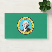 Post-it® Notes avec le drapeau de Washington, USA (Bureau)