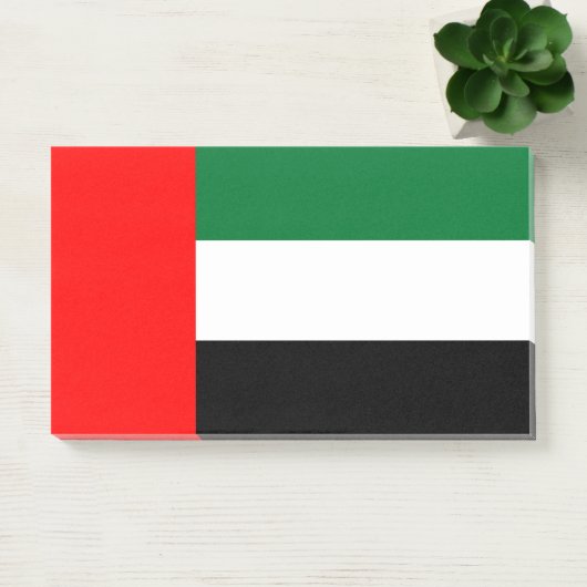 Post-it® Notes avec le drapeau des EAU (Bureau)