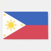 Post-it® Notes avec le drapeau des Philippines (Devant)