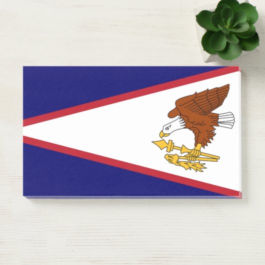 Post-it Notes avec le drapeau des Samoa américaine (Bureau)