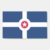 Post-it® Notes avec le drapeau d'Indianapolis, USA (Devant)