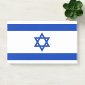 Post-it® Notes avec le drapeau d'Israël (Bureau)