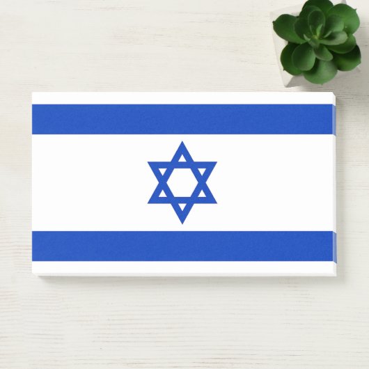 Post-it® Notes avec le drapeau d'Israël (Bureau)