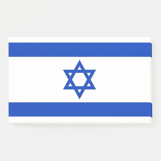 Post-it® Notes avec le drapeau d'Israël (Devant)