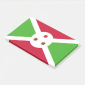 Post-it® Notes avec le drapeau du Burundi (Incliné)