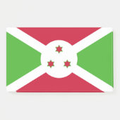 Post-it® Notes avec le drapeau du Burundi (Devant)