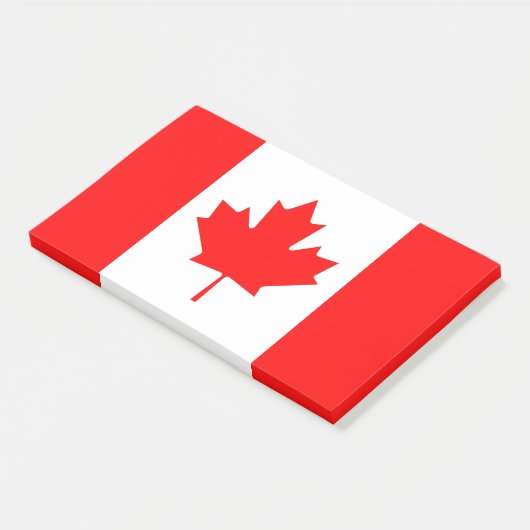 Post-it® Notes avec le drapeau du Canada (Incliné)