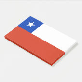 Post-it® Notes avec le drapeau du Chili (Incliné)