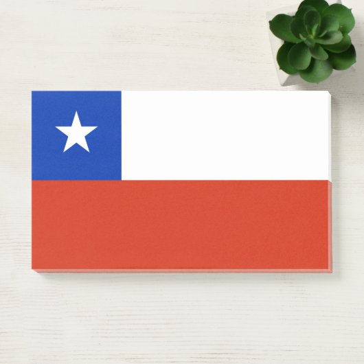 Post-it® Notes avec le drapeau du Chili (Bureau)